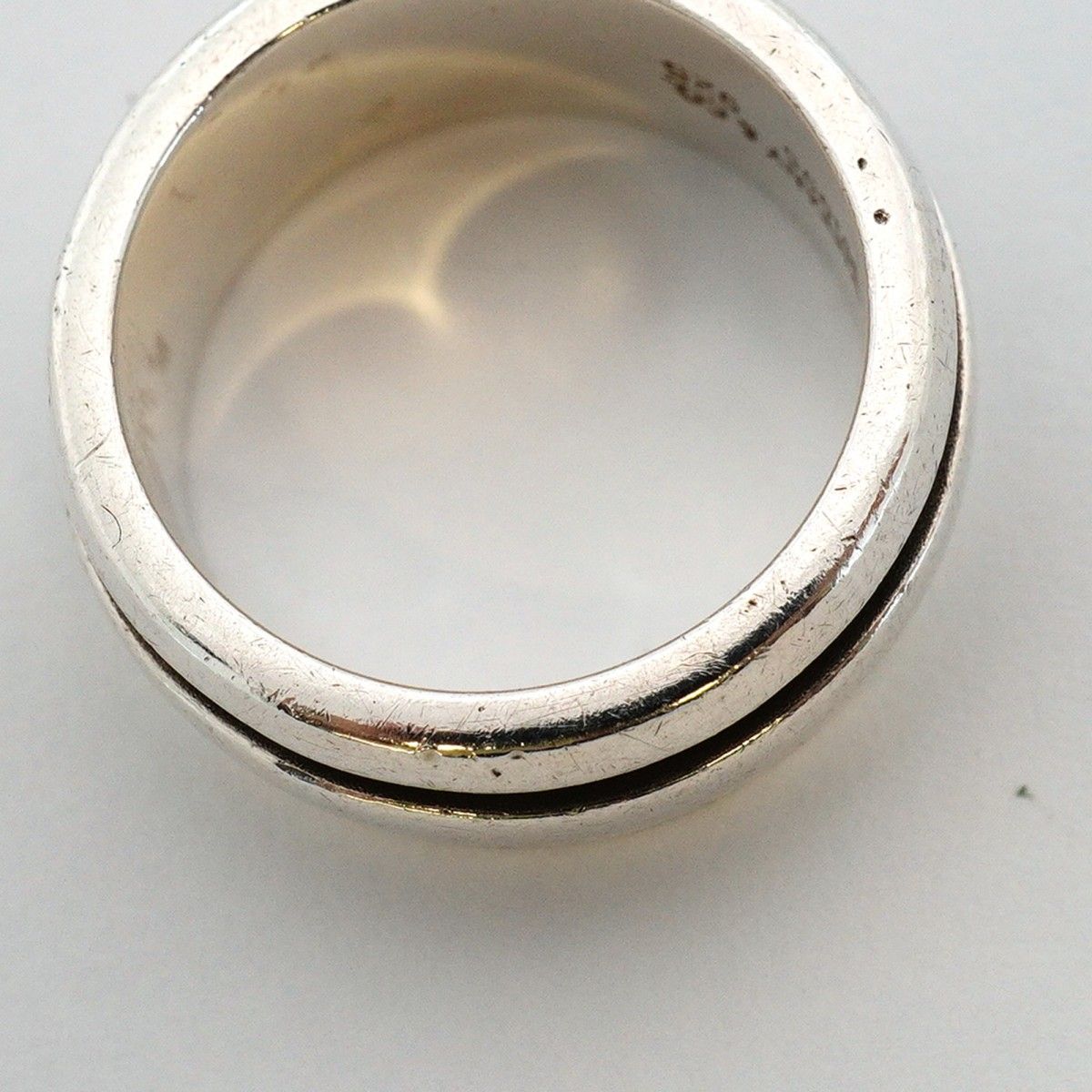 Tiffany & Co Ring Group Double Line 925 Sterling Silver — view 7
