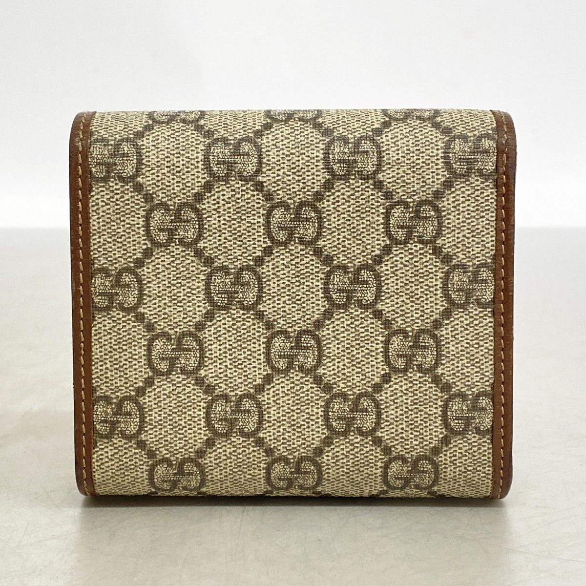 Gucci Wallet GG Supreme Horsebit Brown Gold — view 7