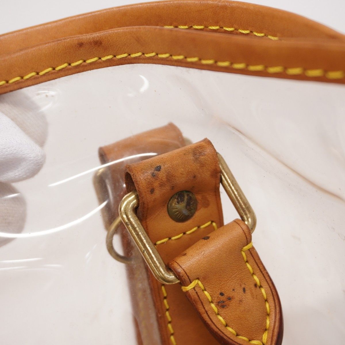 Louis Vuitton Handbag Isaac Mizrahi Brown Clear 2-Way — view 9