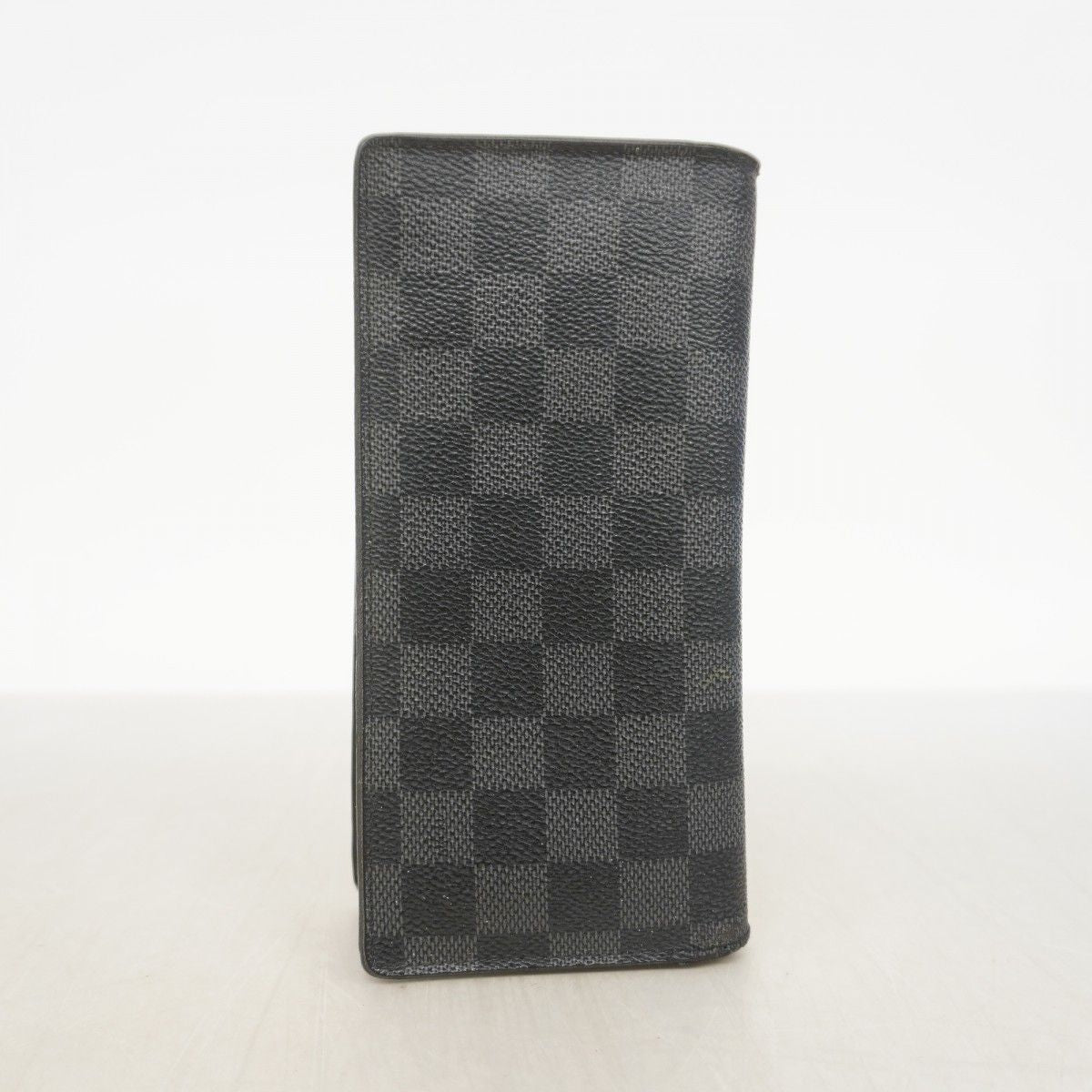 Louis Vuitton Wallet Damier Graphite Portefeuille Brazza Black Gray — view 7