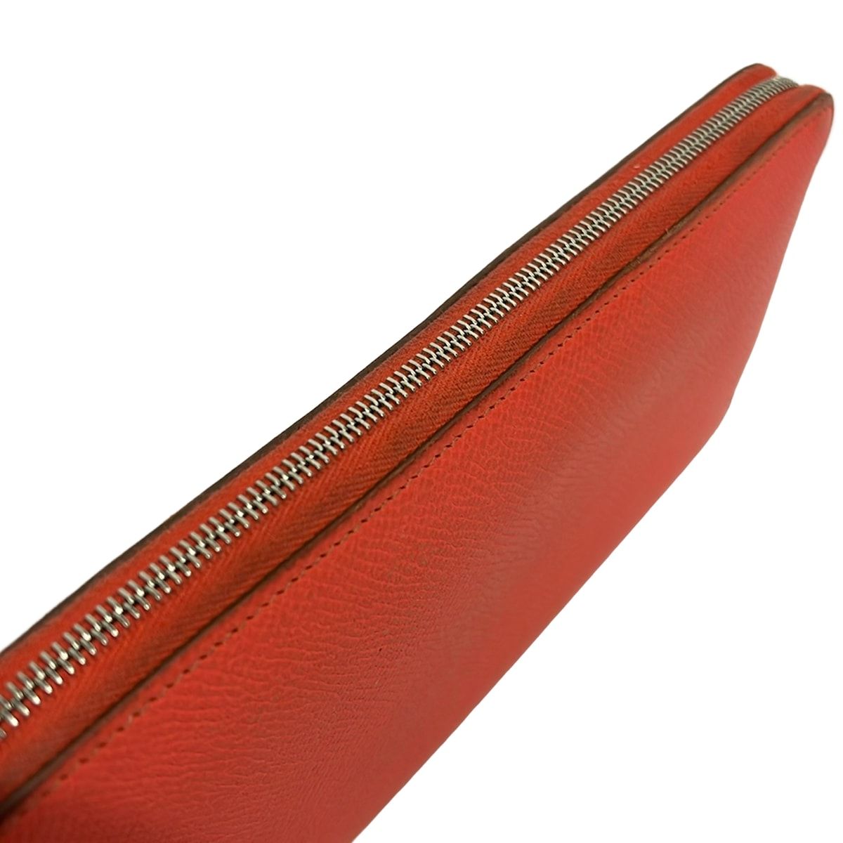 Hermes Wallet Azap Long Silk in Pink Zip Around — view 9