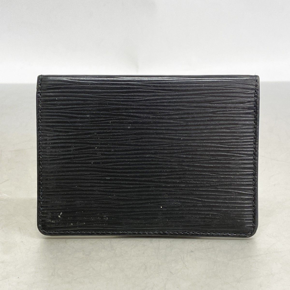 Louis Vuitton Card Case Epi Porte 2 Cult Vertical Noir — view 7