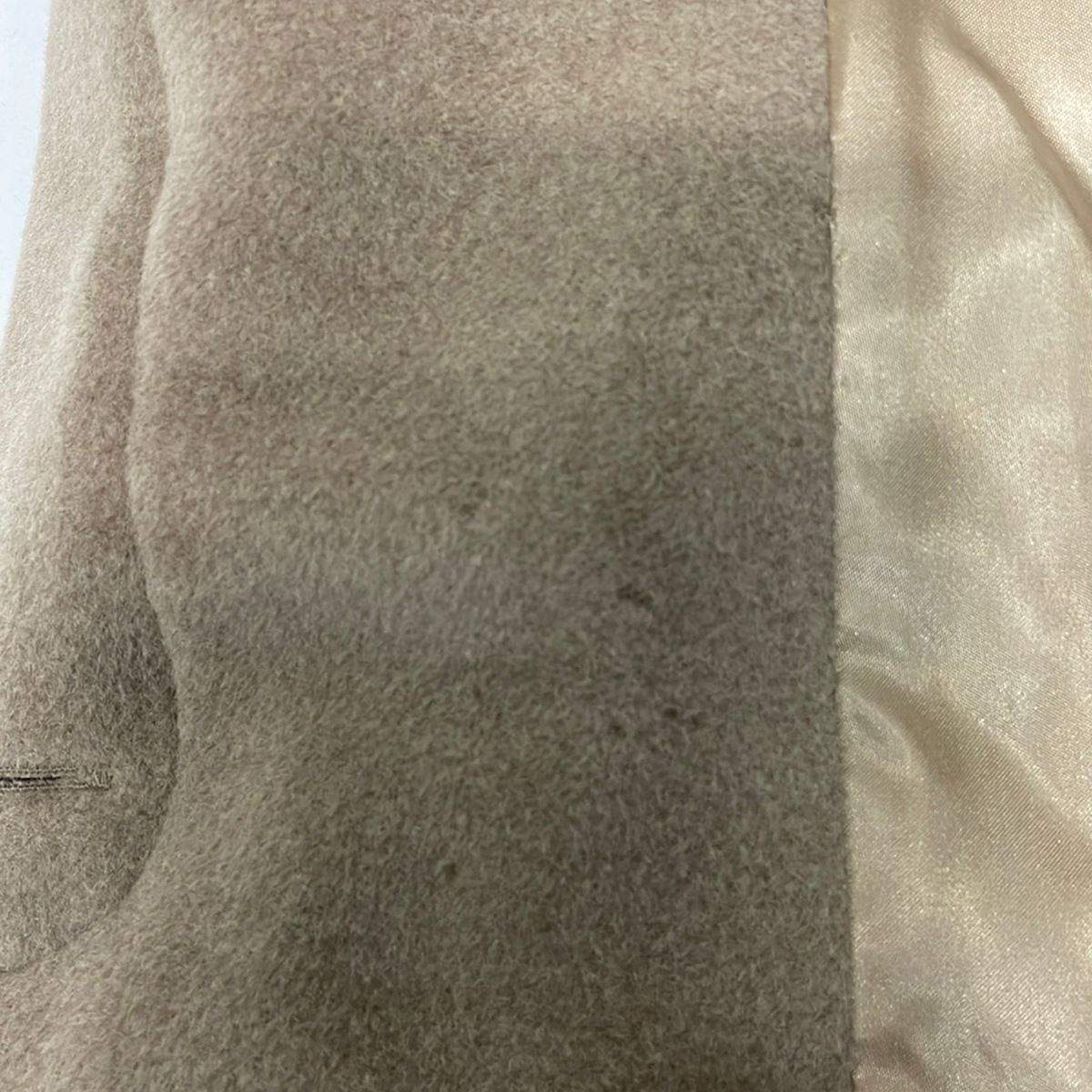 Max Mara Coat 40 M Gray Beige Long Sleeve Long Length Autumn Winter — view 6