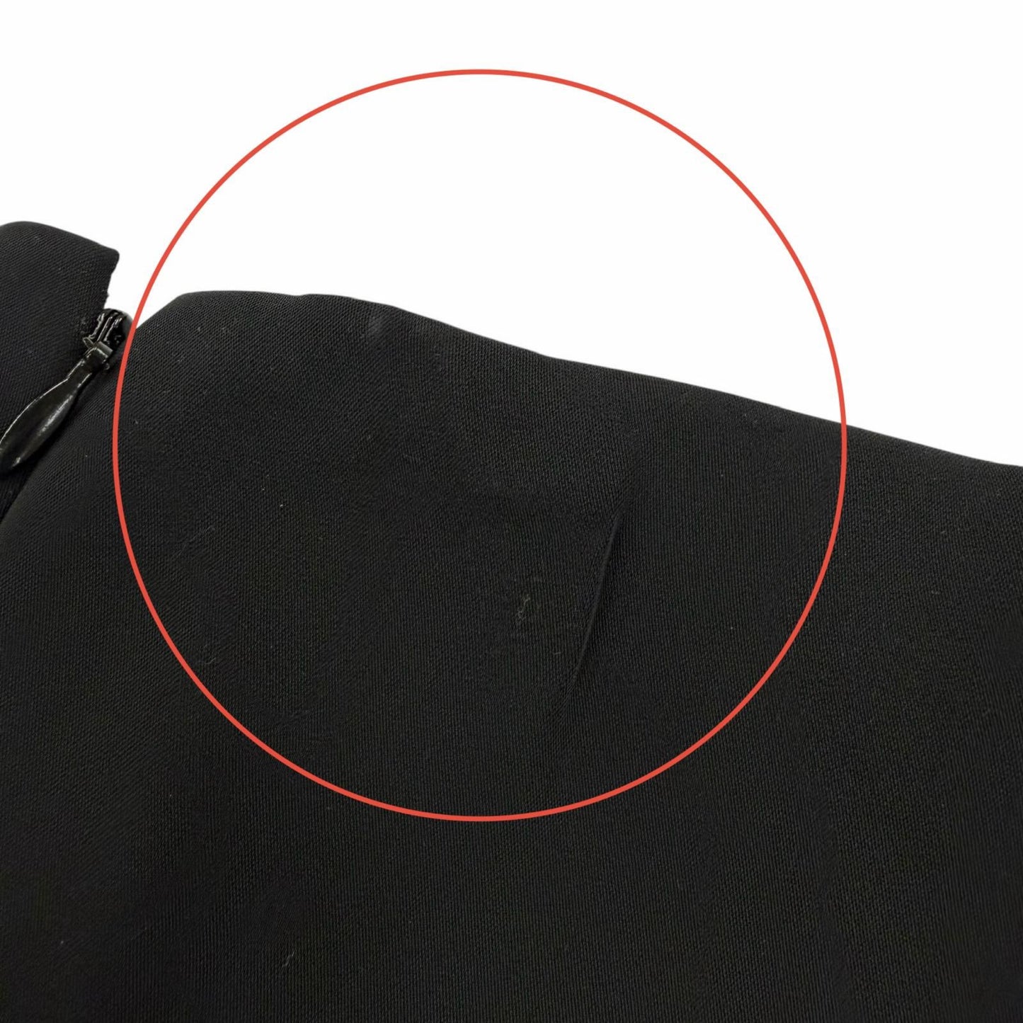Chanel Vintage Long Skirt with Triangle Logo Plate Black 40 — view 9