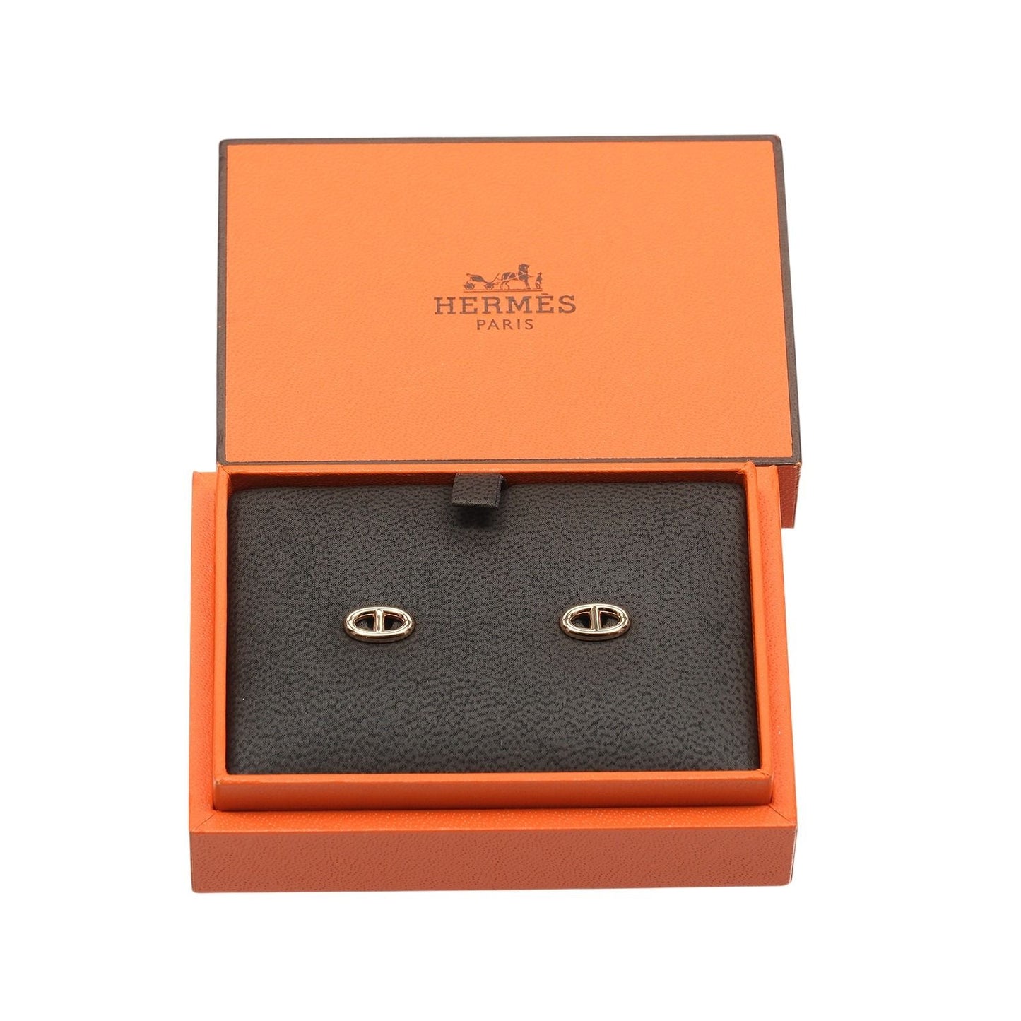 Hermes Chaine D'ancre Gold Earrings — view 8