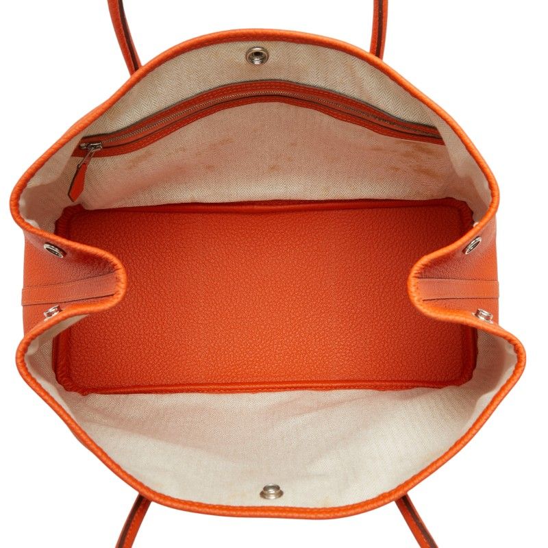 Hermes Garden Party PM Tote Capucines Orange Country — view 9
