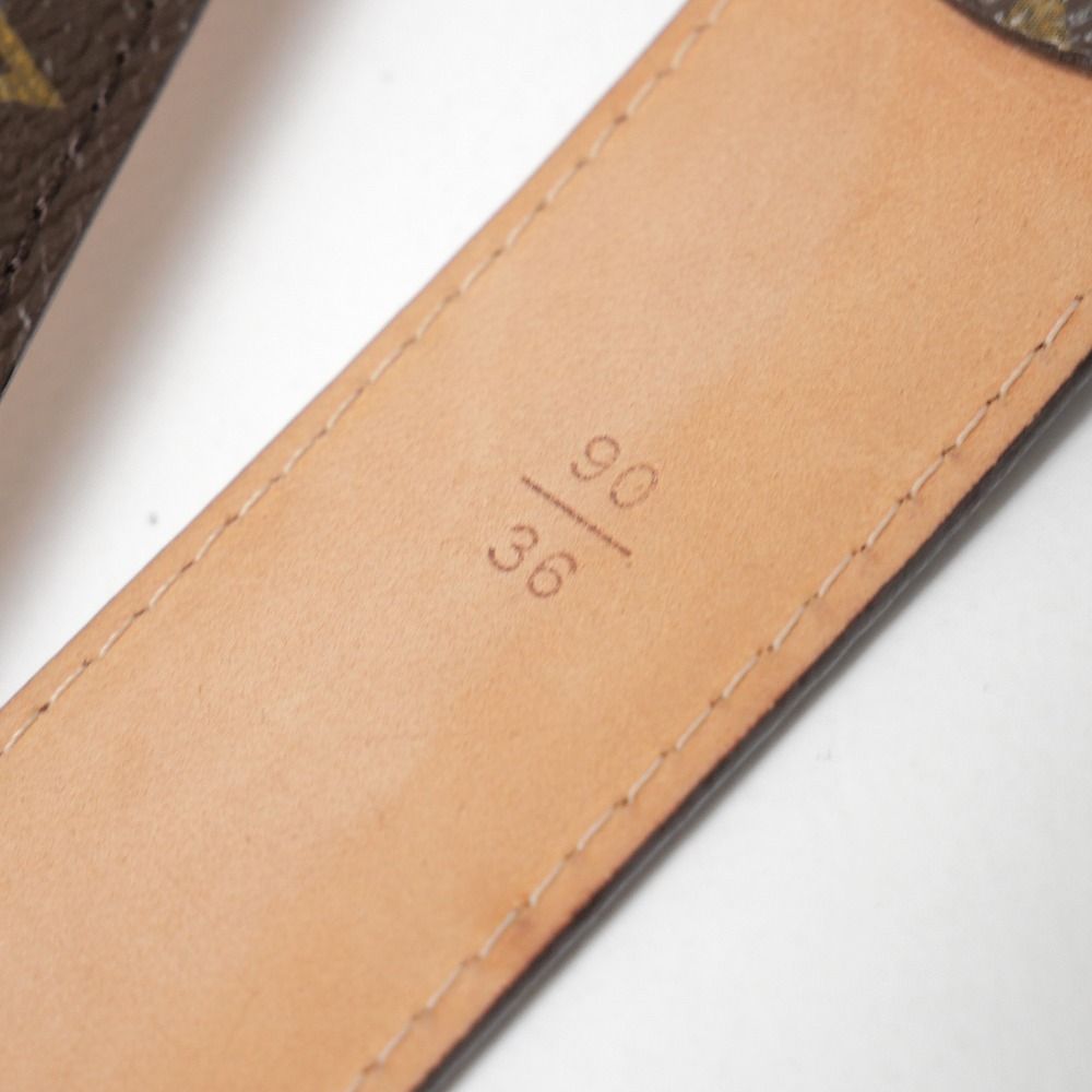 Louis Vuitton Ceinture Ellipse Belt 90 36 LV M Monogram Leather — view 8