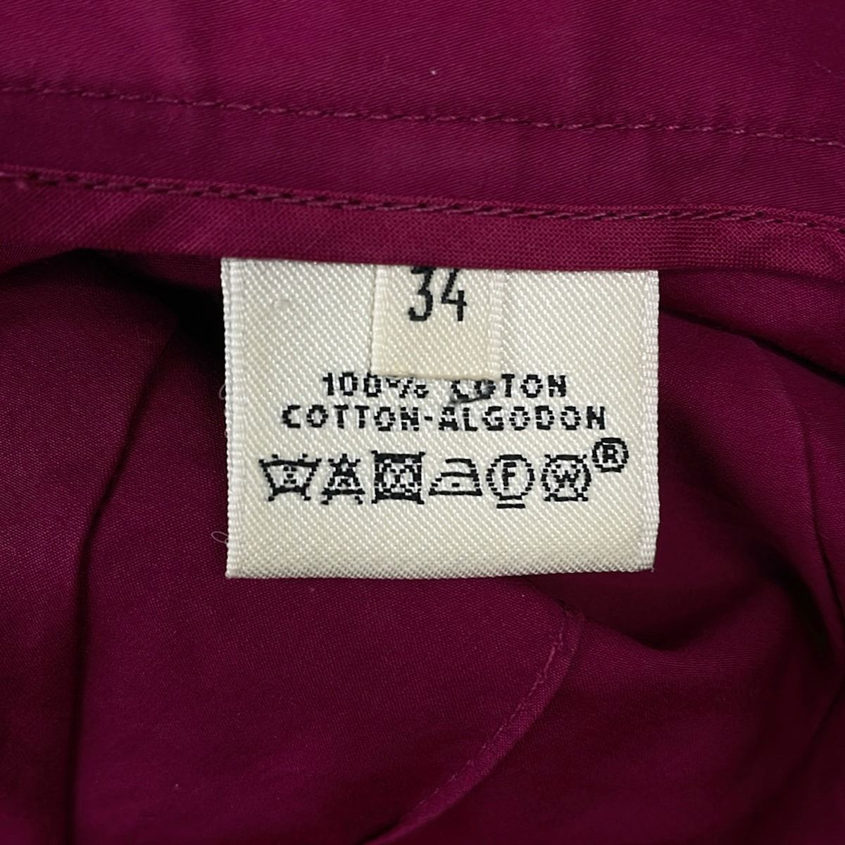 Hermes Wrapped Skirt 34 S Purple Knee Length — view 4