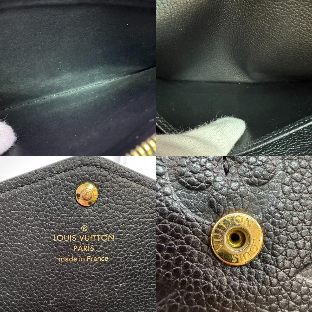 Louis Vuitton Flap Bifold Wallet Portefeuille Sarah Monogram Empreinte — view 8
