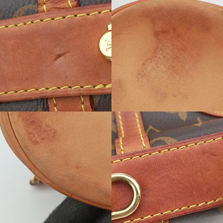 Louis Vuitton Duffle Brown Monogram 2-Way Shoulder Bag Gold — view 9