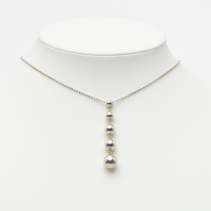 Tiffany & Co Ball Necklace Silver — view 6