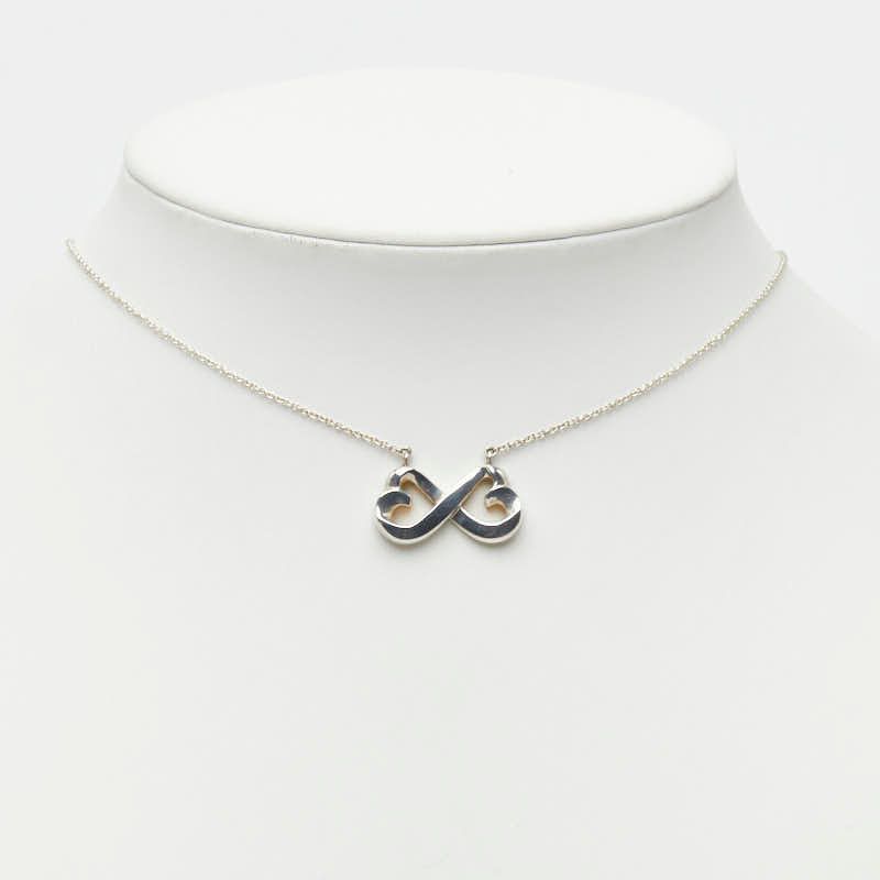 Tiffany & Co Double Loving Necklace Silver — view 7