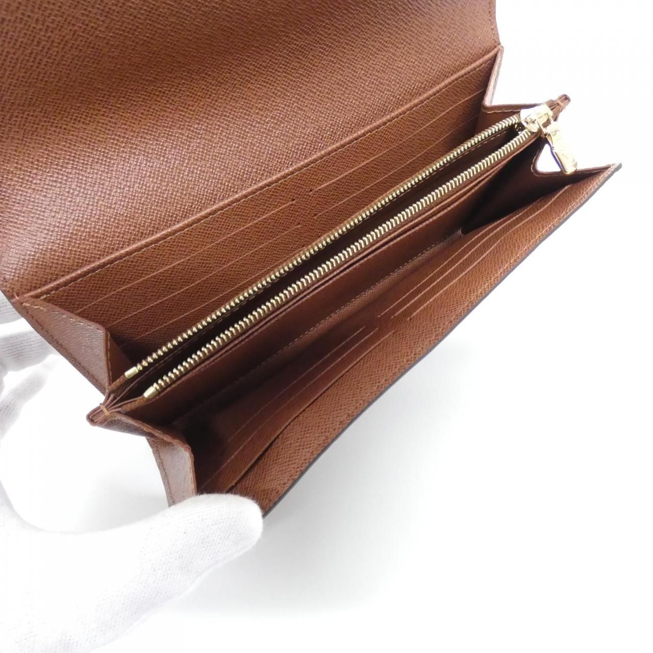 Louis Vuitton Monogram Portefeuille Sarah Wallet — view 7