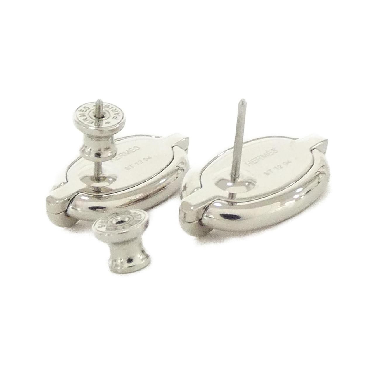 Hermes Mini Maillon Earrings — view 3