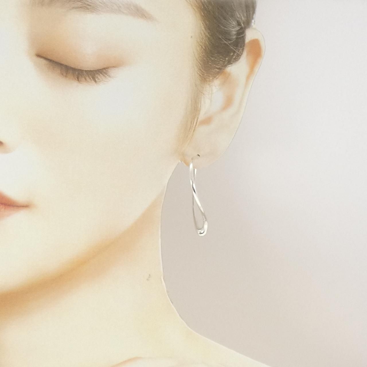 Tiffany & Co Open Hoop Earrings — view 4