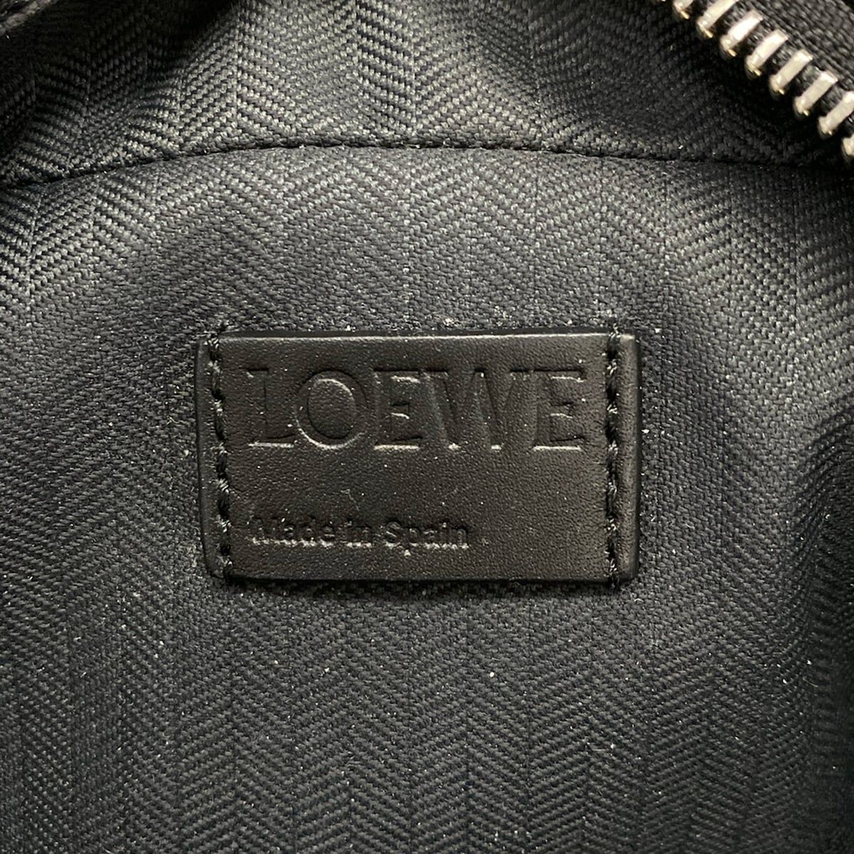 Loewe Crossbody Camera Bag Mini Black Embossed — view 9