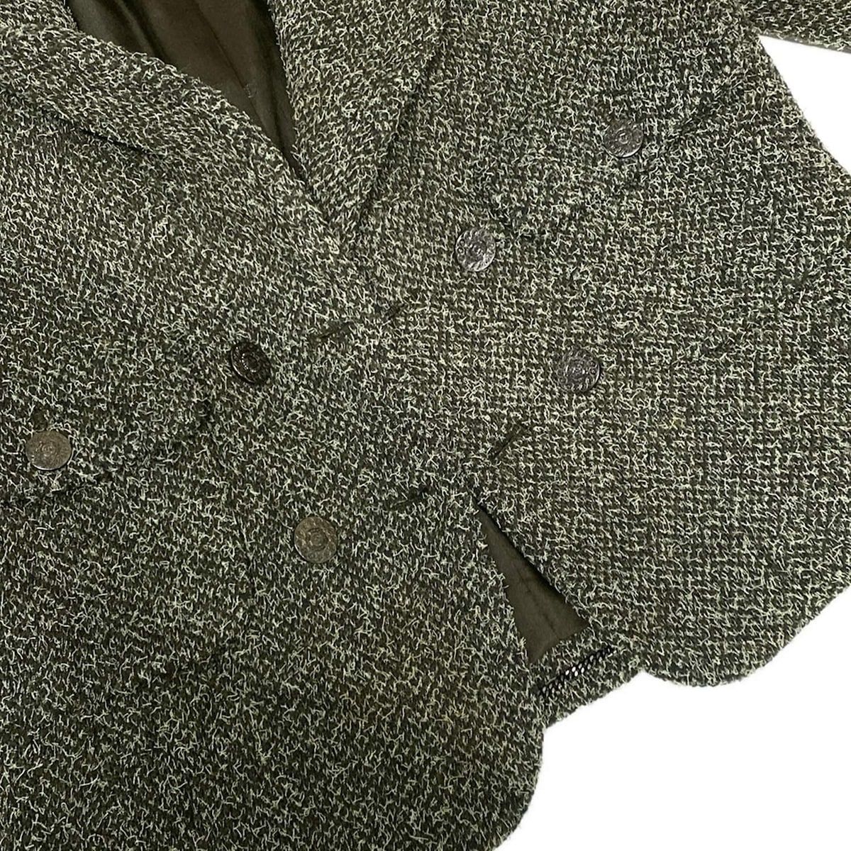 Chanel Jacket 36 S Khaki Long Sleeve Autumn Winter Wool — view 9
