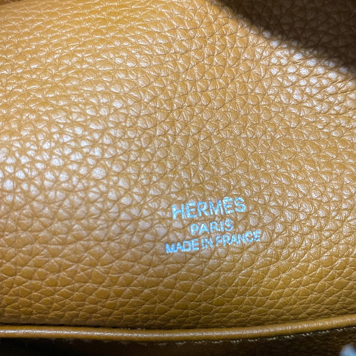 Hermes Shoulder Bag News GM Gold Silver — view 9