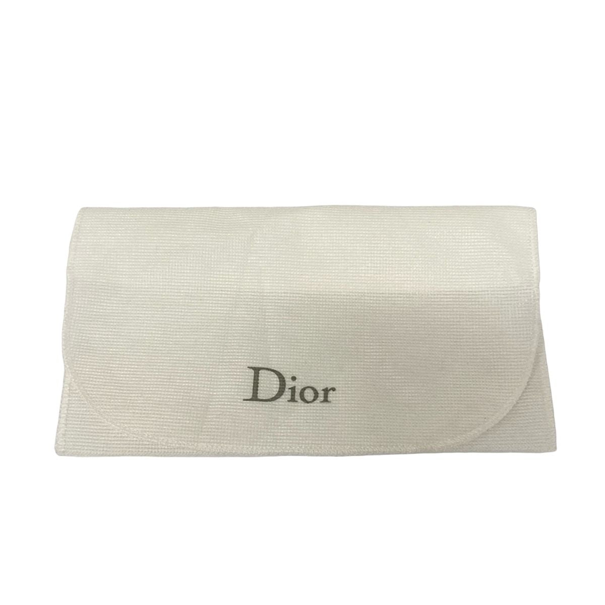 Dior Trifold Wallet Lady Lotus Dark Brown Cannage Stitch Leather Handbag — view 7