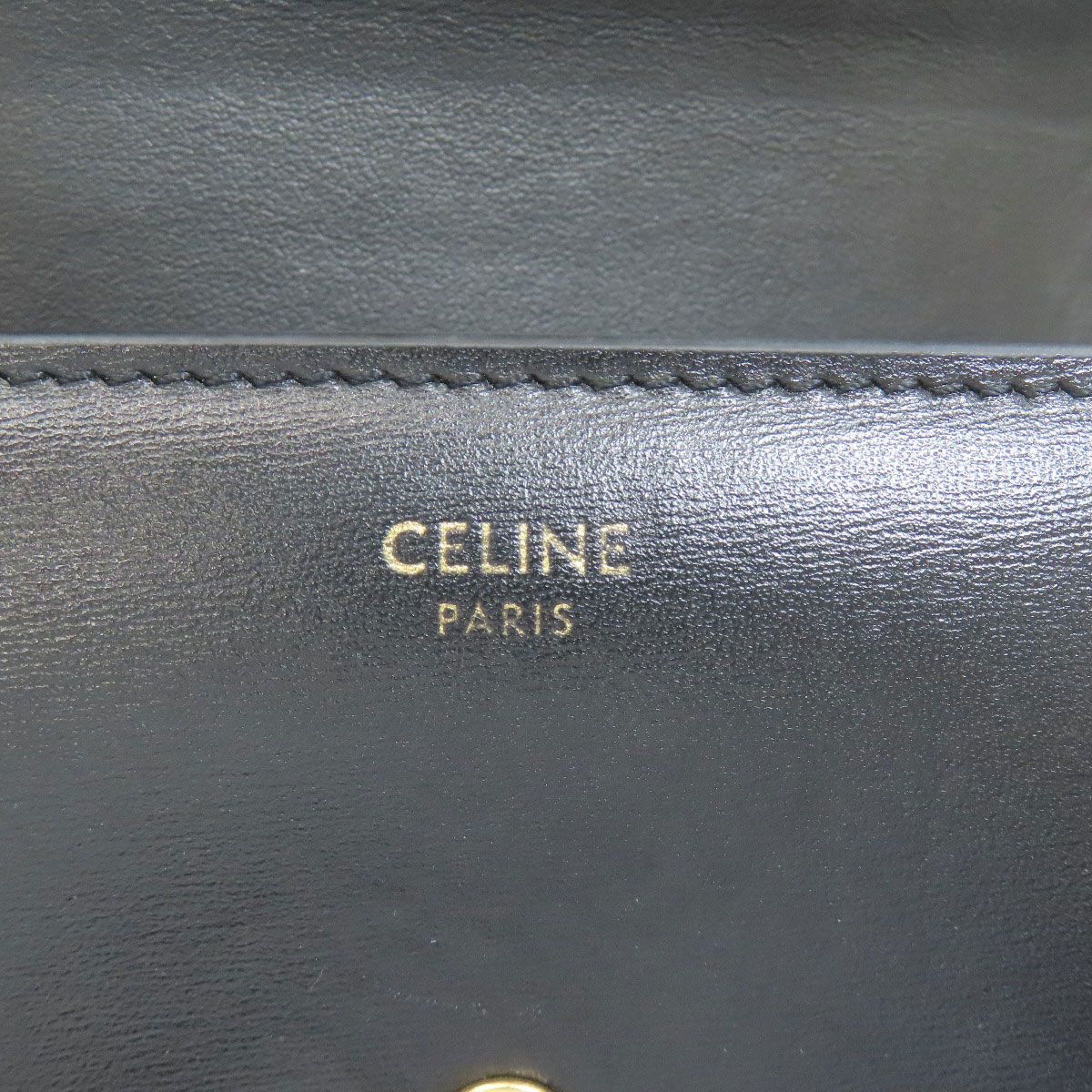 Celine Small Flap Wallet Trio Bifold Leather — view 9