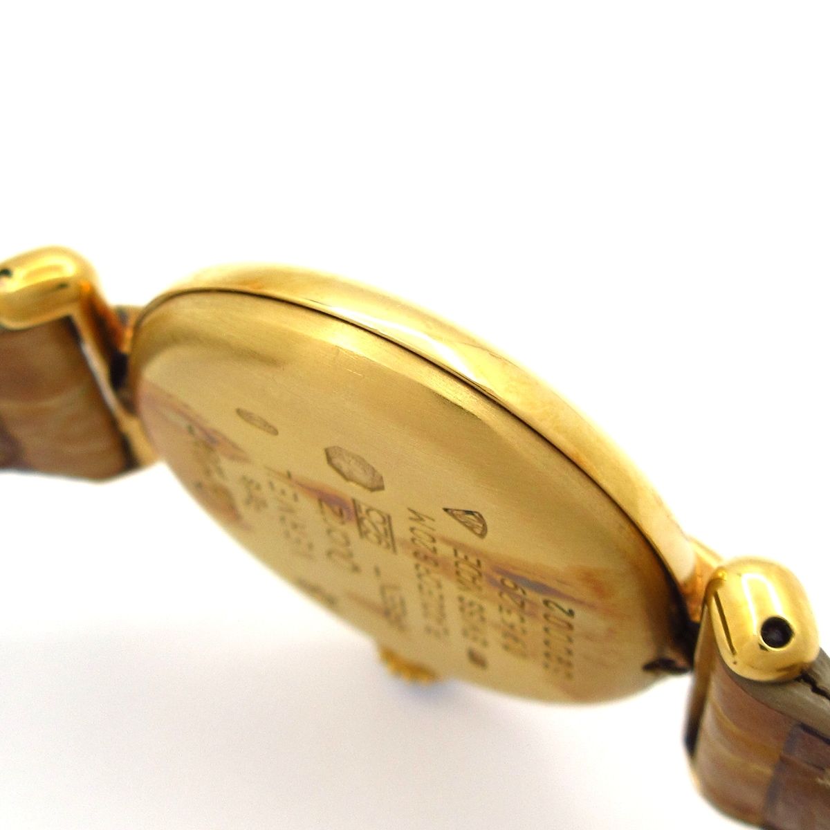 Cartier Watch Must Colise Vermeil 925 Leather Strap Ivory — view 9