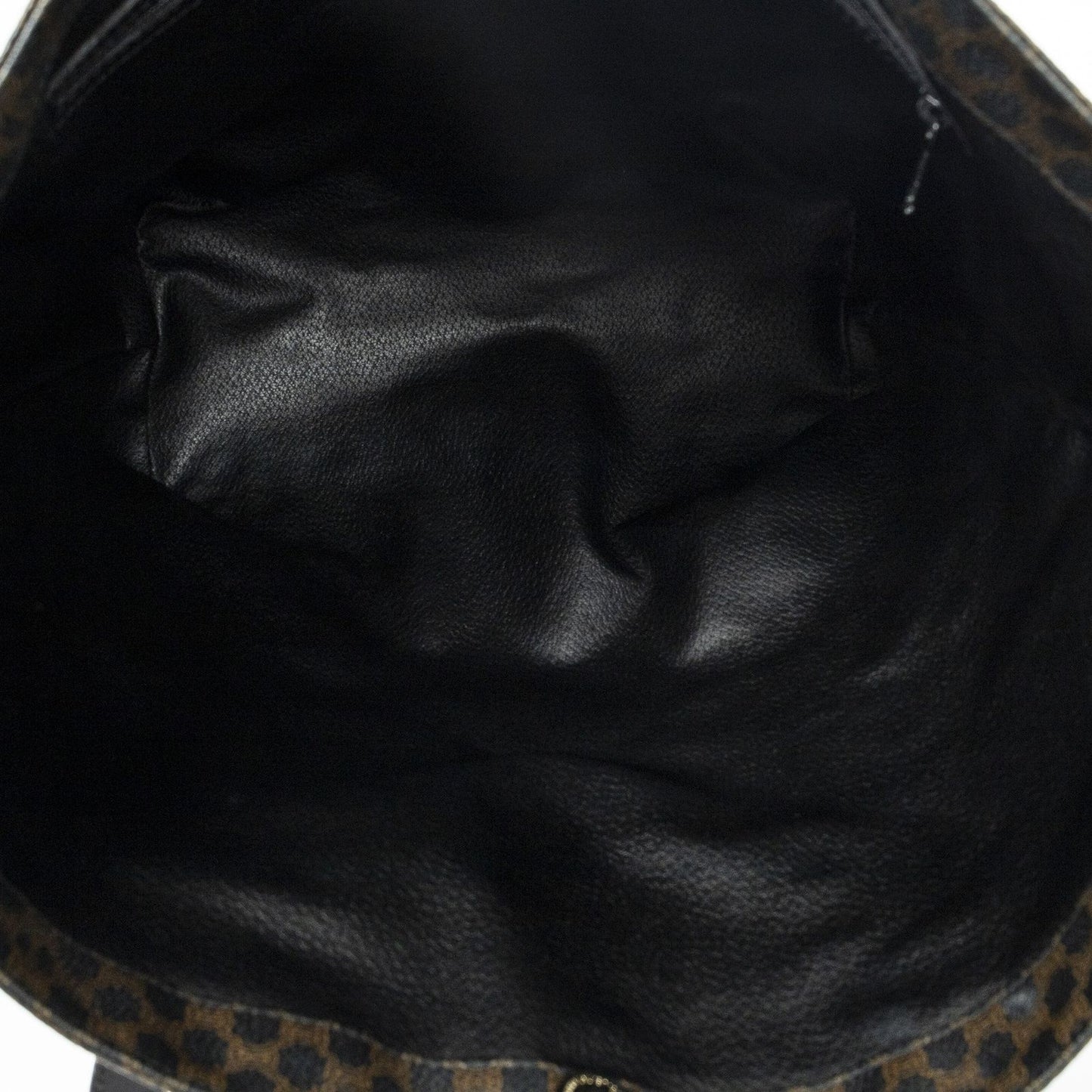 Celine Vintage Shopping Tote Black Macadam Canvas — view 9