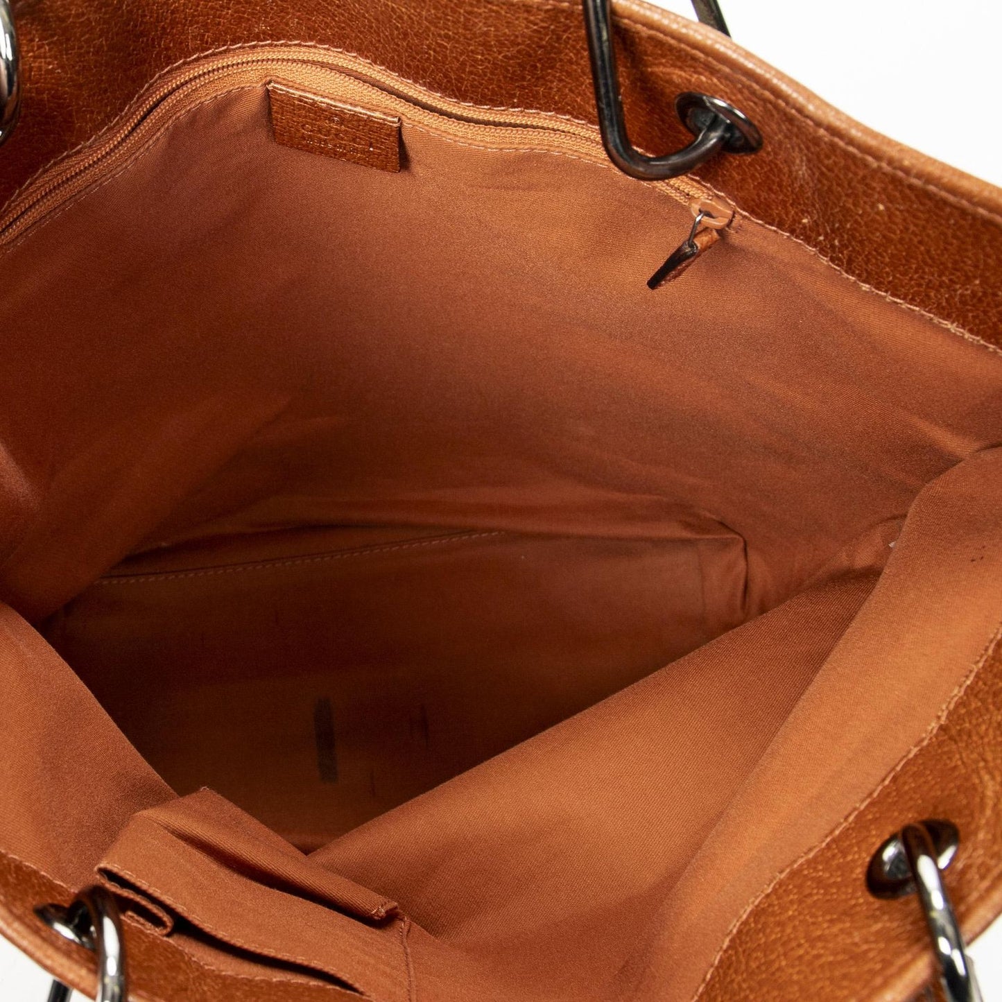 Gucci Eclipse Tote Orange Beige GG Canvas — view 9