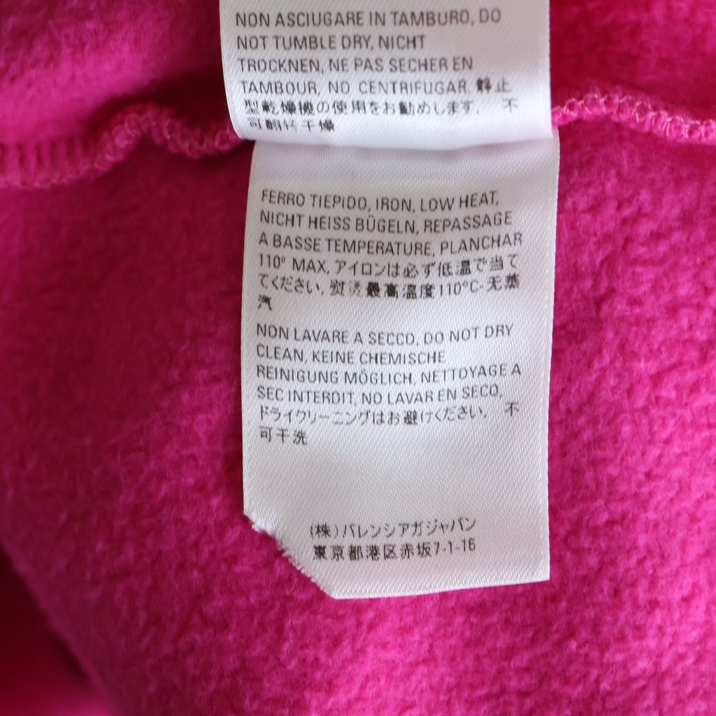 Balenciaga Bonjour Hoodie Front Logo Print Sweatshirt Pullover Pink — view 8
