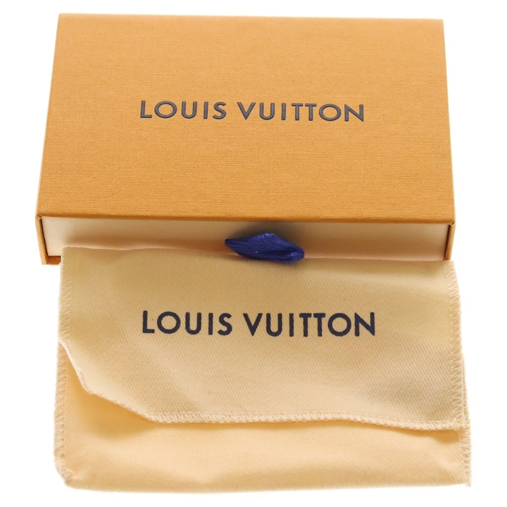 Louis Vuitton Monogram Eclipse Card Holder Magnet Case Black Leather — view 6