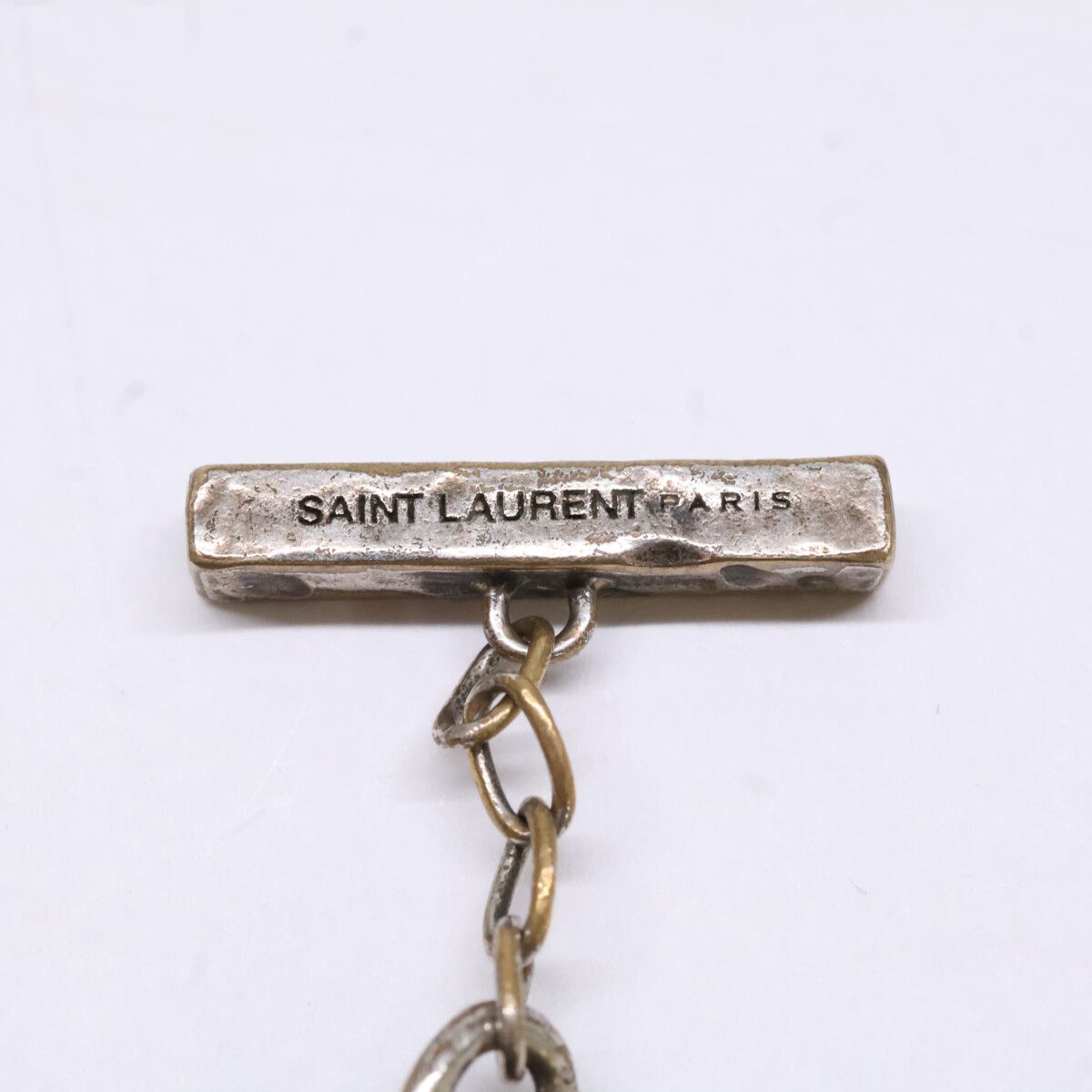 Saint Laurent Paris Arabesque Toggle Chain Bracelet — view 7