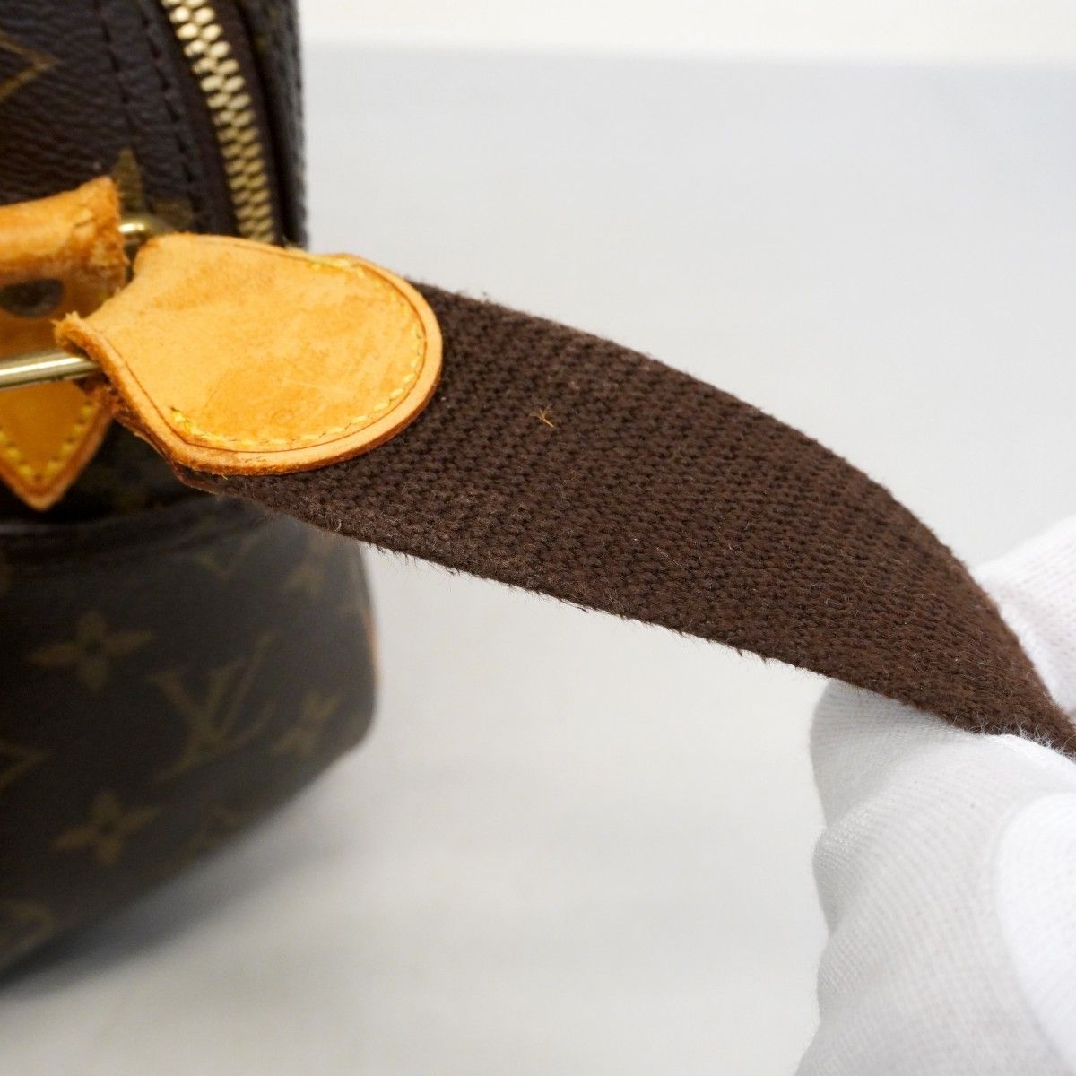 Louis Vuitton Shoulder Bag Monogram Reporter GM Brown — view 9