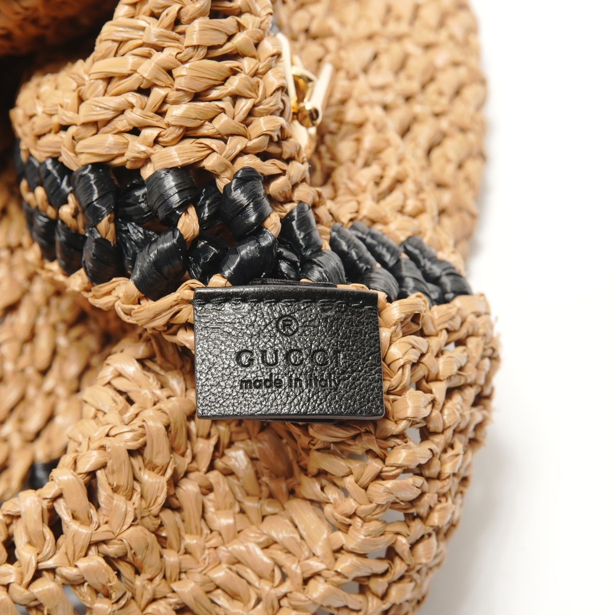 Gucci Tote GG Marmont Raffia — view 9