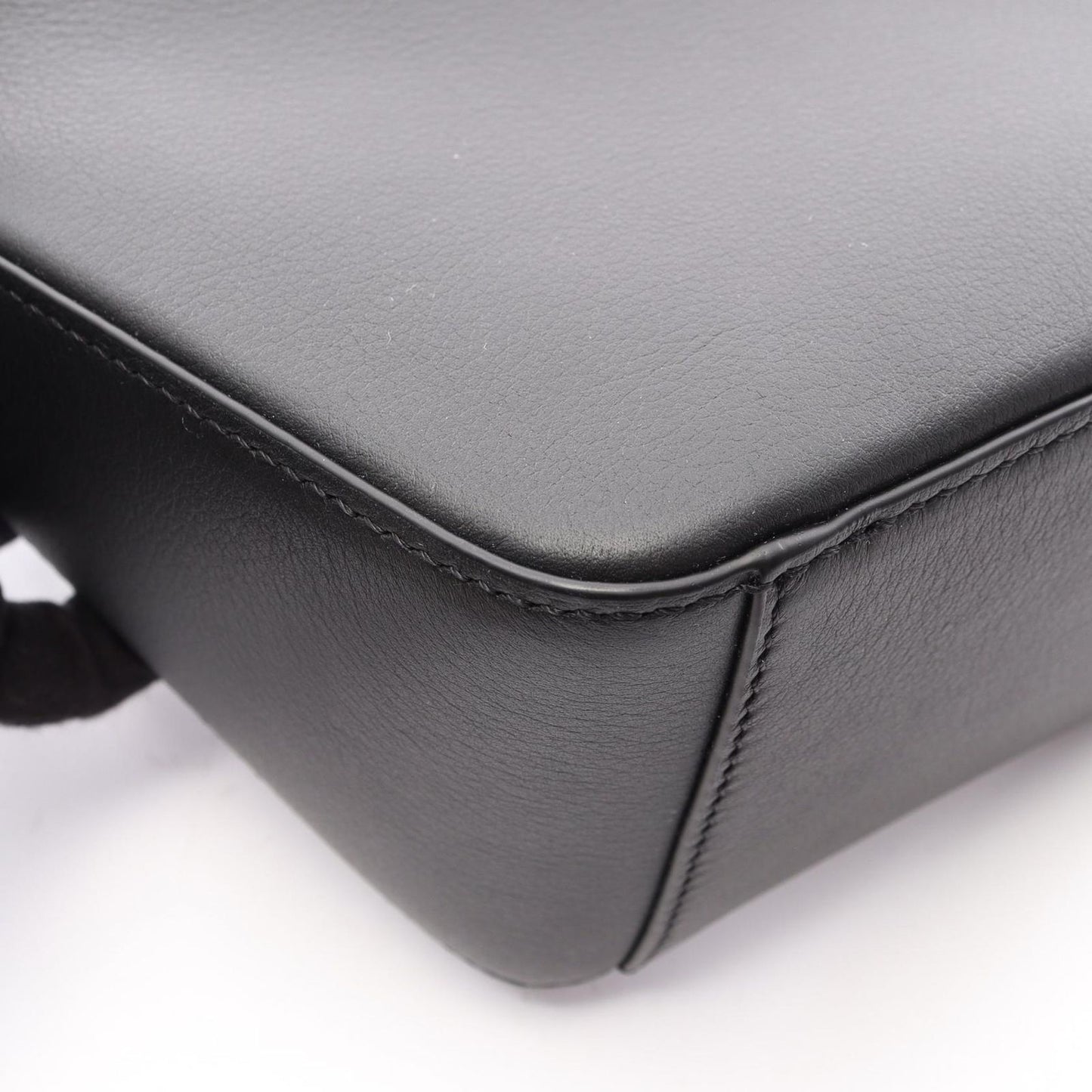 Loewe Shoulder Bag Hammock Hobo Mini 2-Way Black Leather — view 7