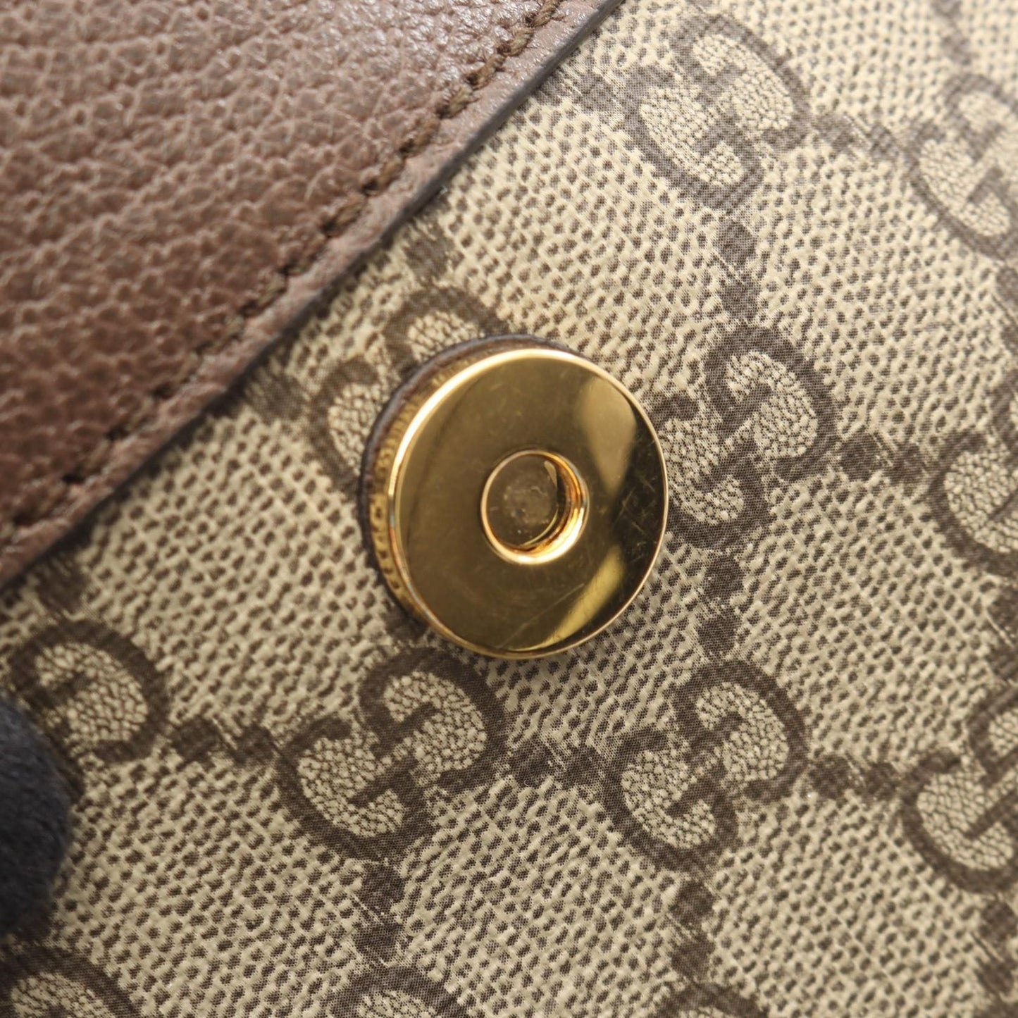 Gucci Backpack Ophidia Mini GG Supreme Beige Brown Canvas Leather — view 6