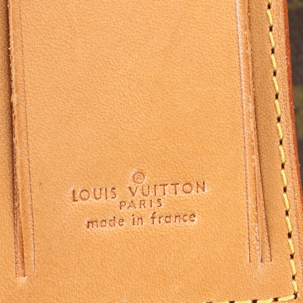 Louis Vuitton Monogram Demis Pull Pet Carry Leather Boston Bag Business Trip — view 9