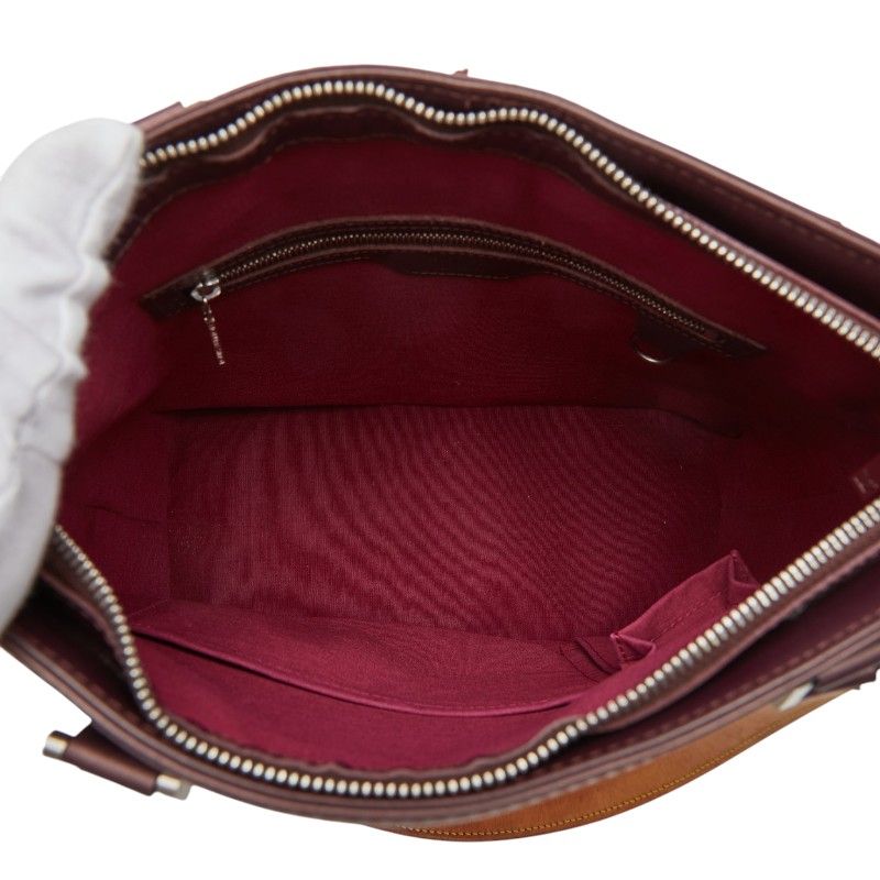 Louis Vuitton Monogram Matte Stockton Tote Violet Purple Leather — view 9