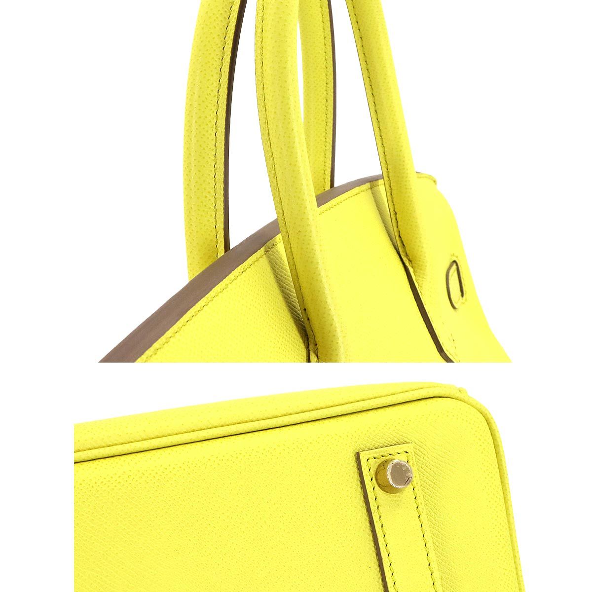 Hermes Birkin 35 Epsom Souffle Hand Bag Gold — view 9