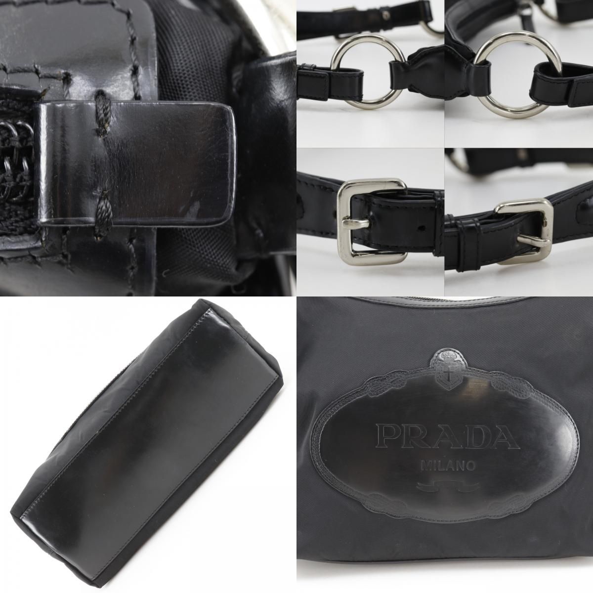 Prada Nylon Nero Black Shoulder — view 9