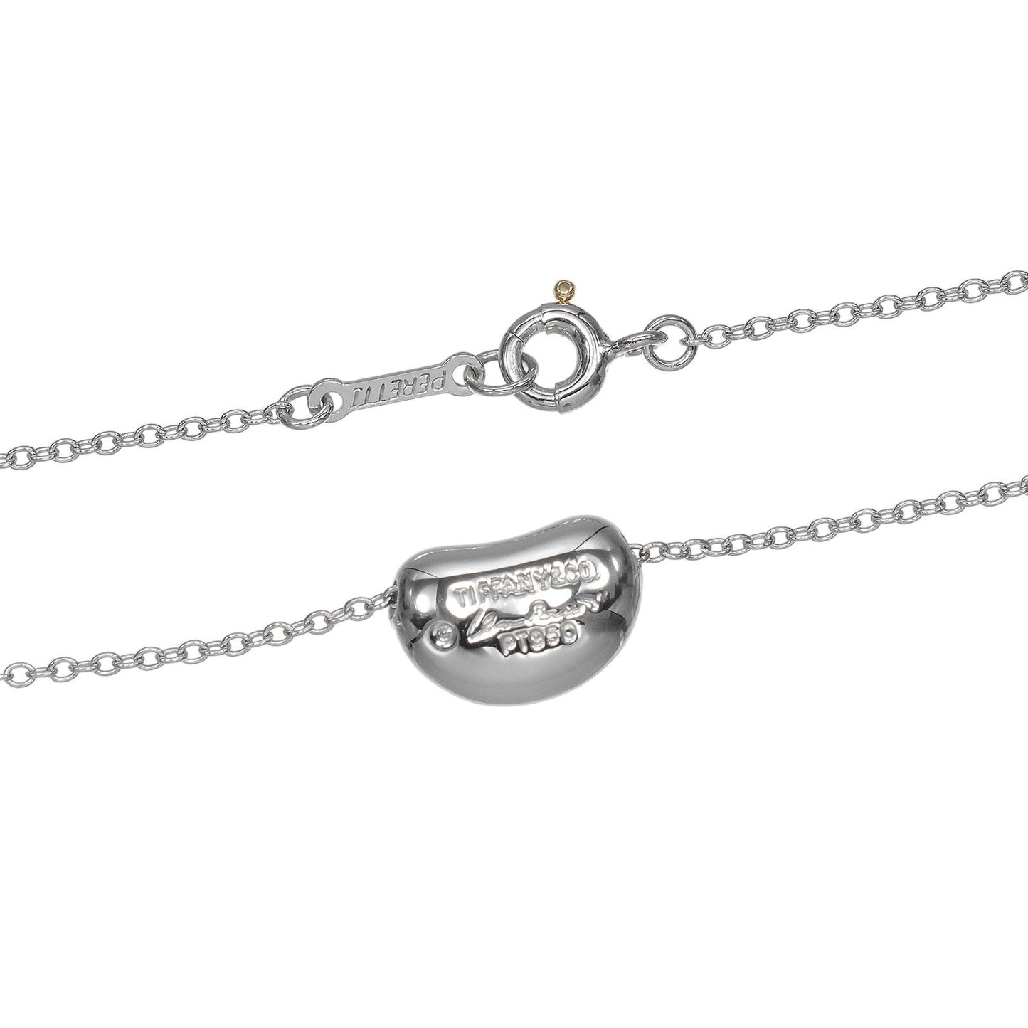Tiffany & Co Bean Platinum Necklace — view 6