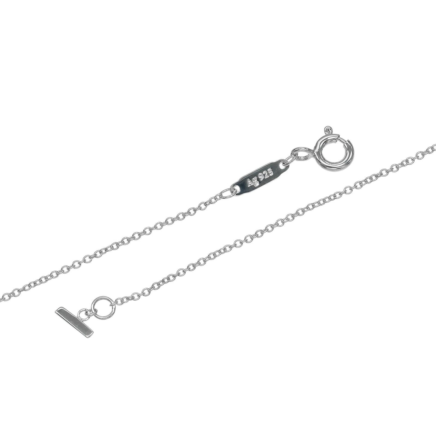Tiffany & Co T Smile Small 925 Sterling Silver Necklace — view 6
