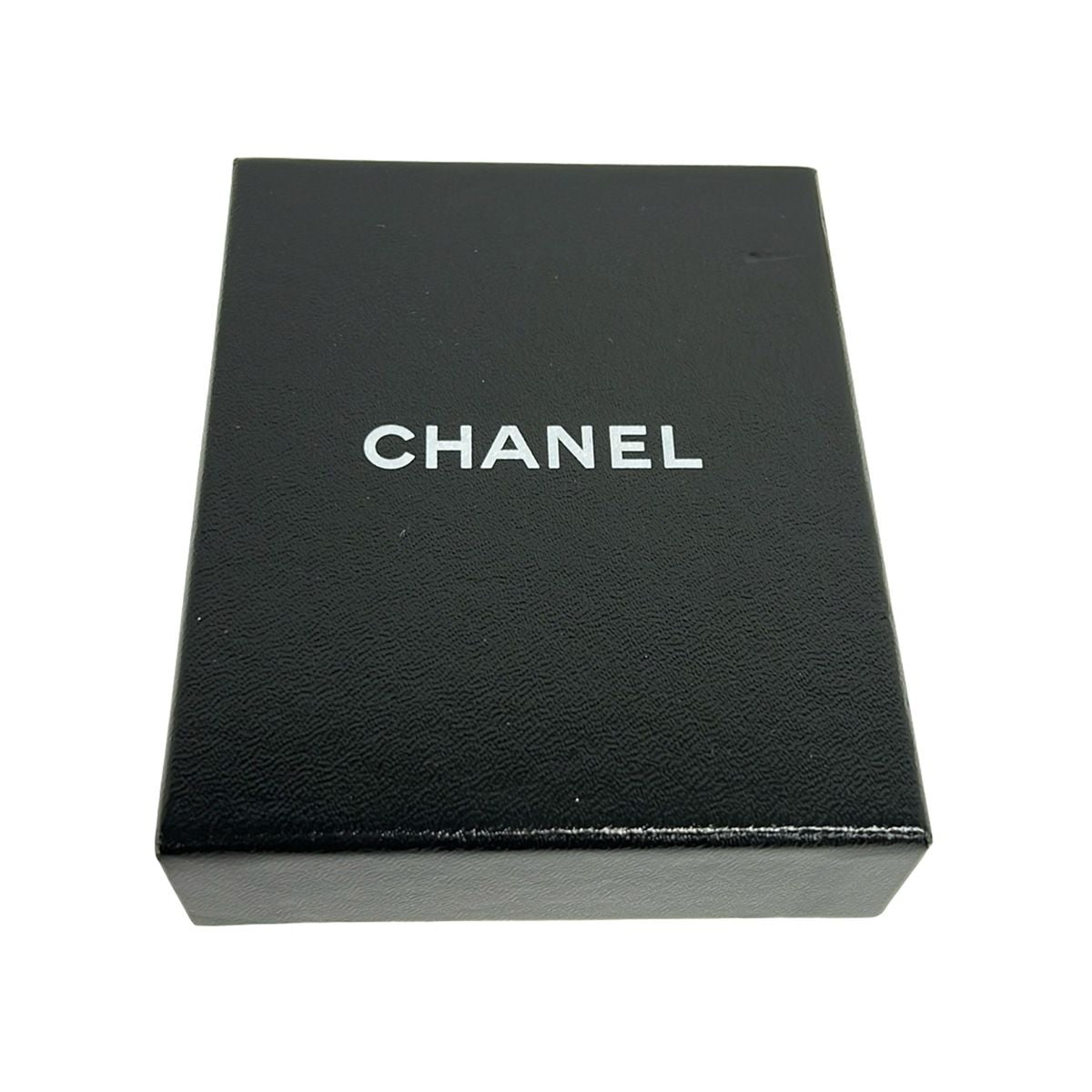 Chanel Earrings Camellia Silver Black Dice — view 4
