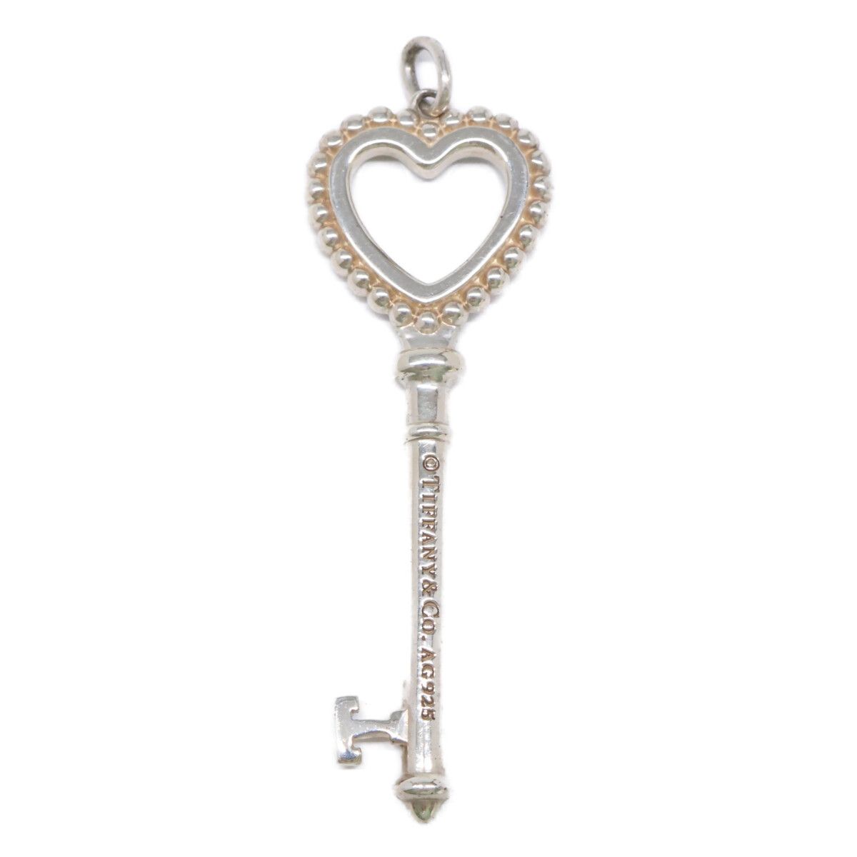 Tiffany & Co Cobalt Blue Large Beads Pendant Key — view 6