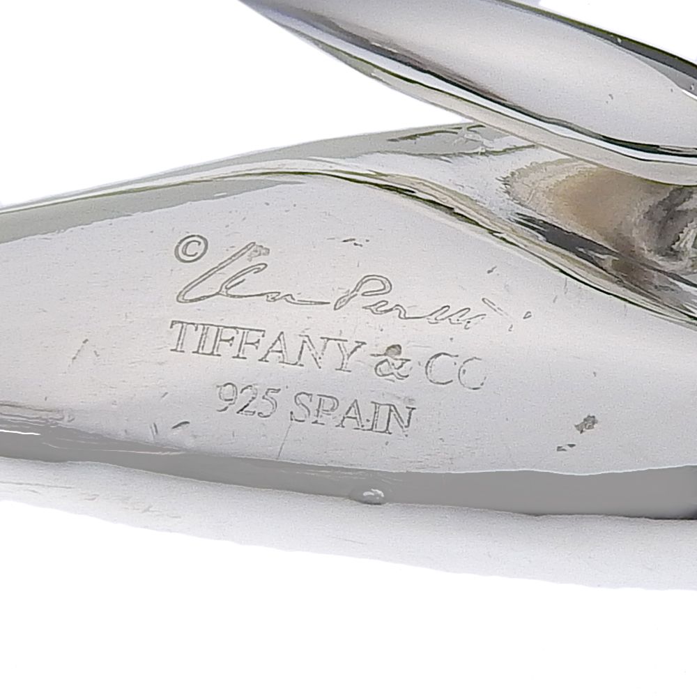 Tiffany & Co Heart Tag Key Ring 925 Sterling Silver Key Holder — view 6