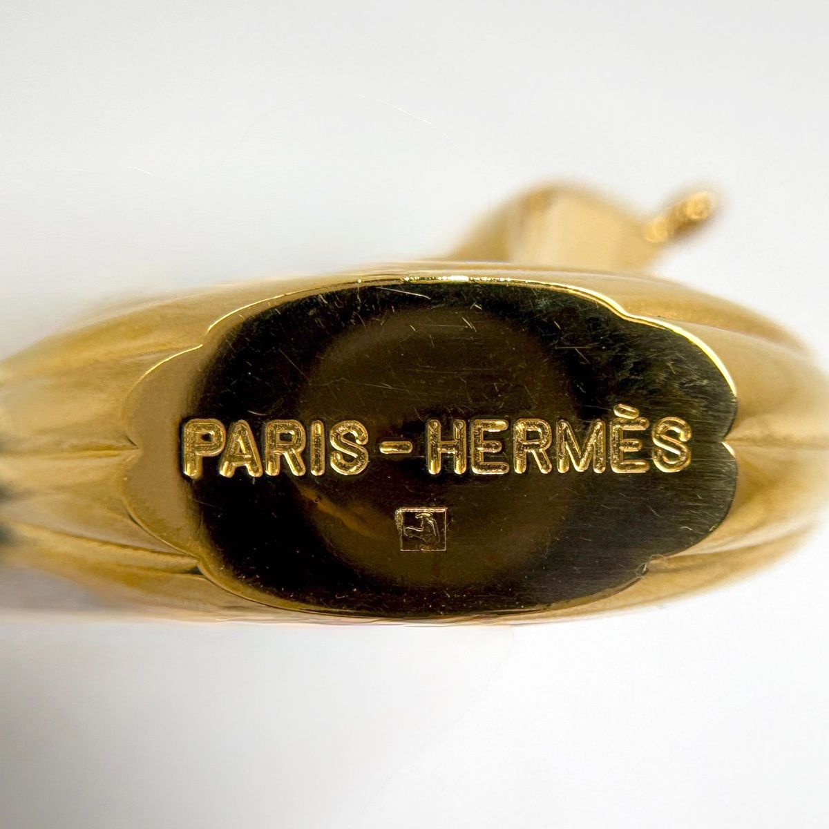 Hermes Sailing Ship Motif Bag Charm Paris Air Cadena Gold Plated — view 5