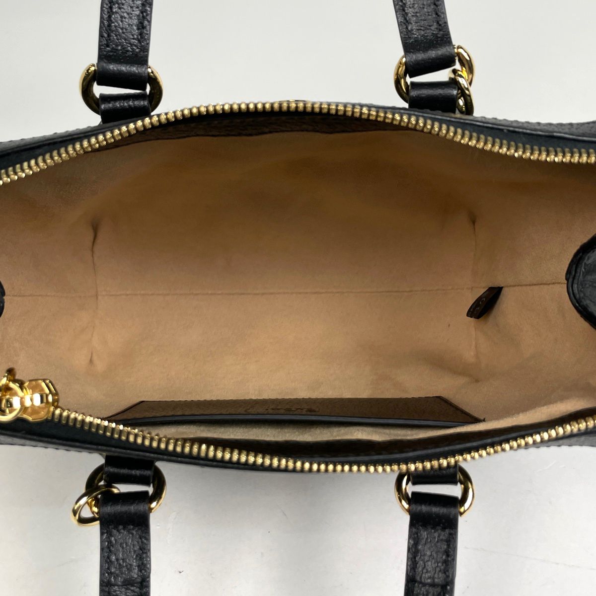 Gucci Ophidia Small Handbag 2-Way Sherry Line Web Double Leather Black — view 8