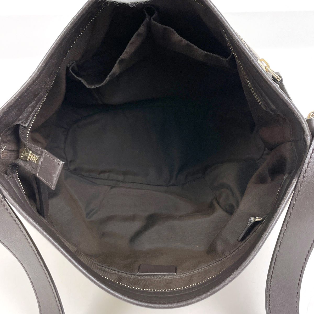 Gucci GG Pattern Shoulder Bag Canvas Brown — view 9