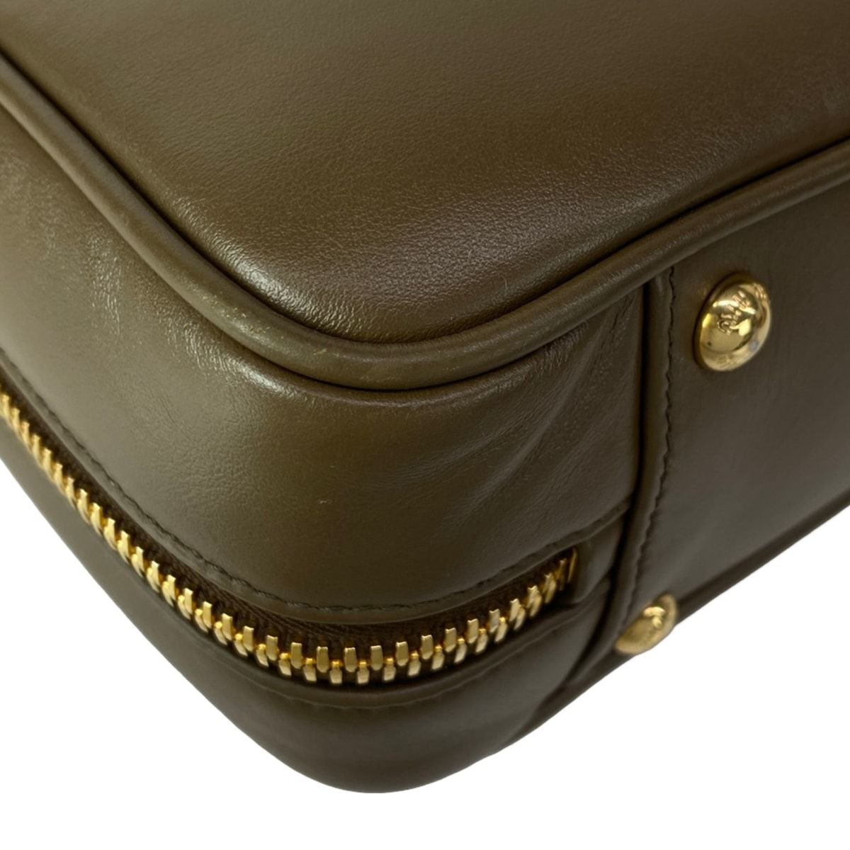 Miu Miu Handbag Arcadi Brown Khaki Limited Leather — view 9
