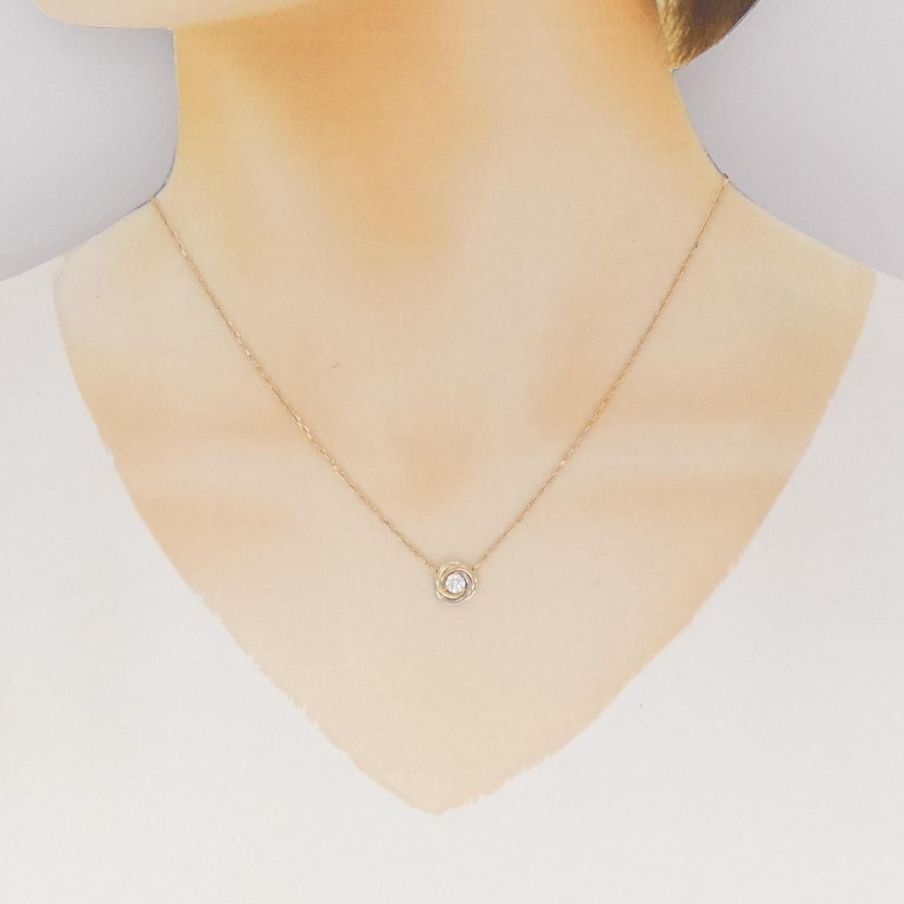 Cartier Trinity Necklace Gold — view 6