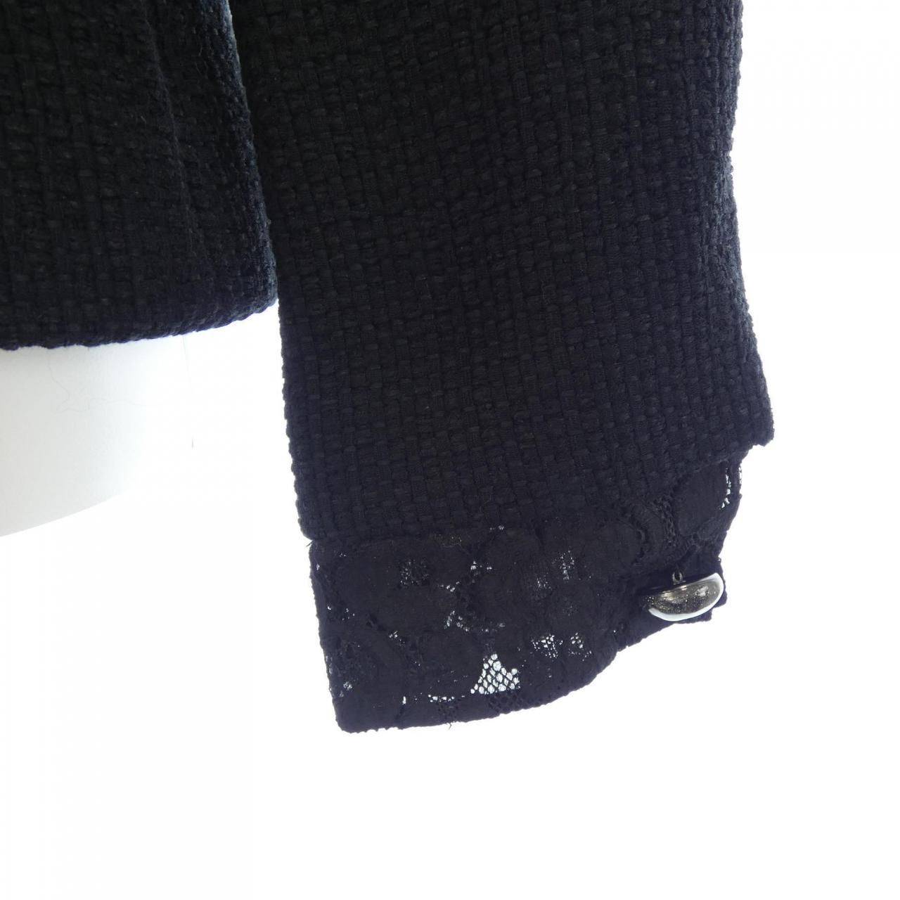 Chanel Collarless Jacket Black — view 6