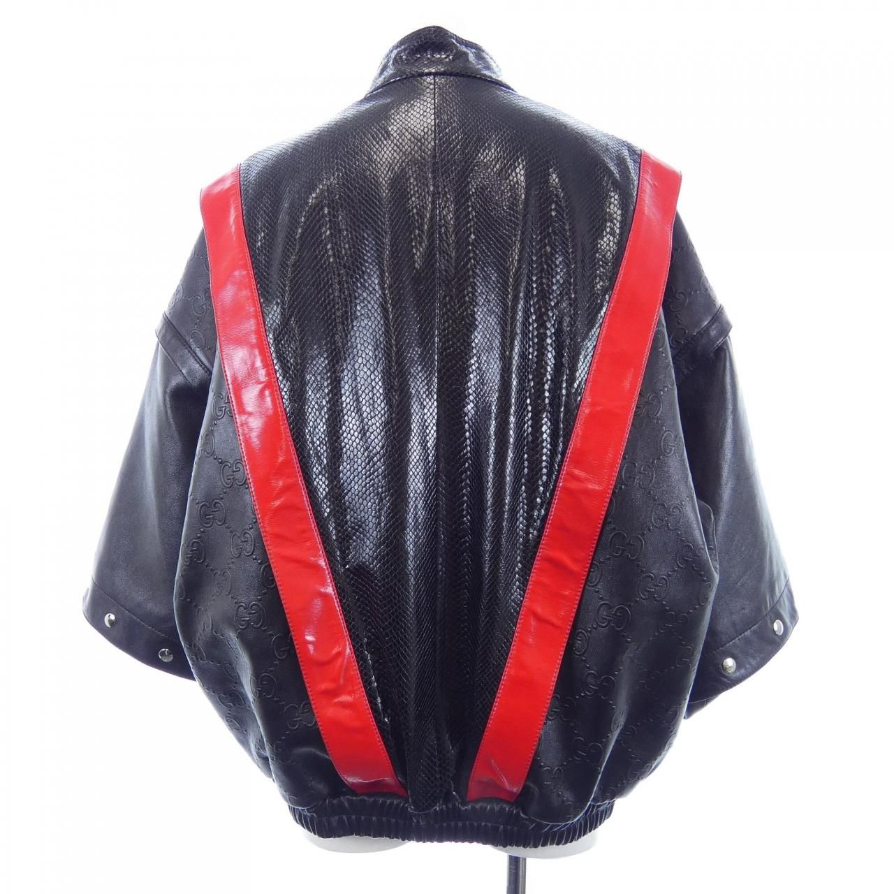 Gucci GG Leather Jacket — view 9